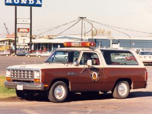 Dodge Ramcharger Patrol Car